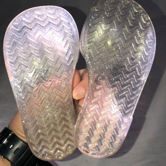 Glitter Flower Jelly sandals - Picture 2 of 2